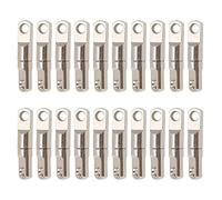 QWUUYEC Connecteurs Pivotants de Pêche 20pcs, Roulements Anti - Enroulement 3,5mm - Rotation Flexible, Réduction de la Résistance à l’Eau, Haute Sensibilité