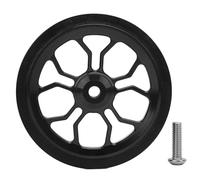 QWUUYEC Easy Wheel en Alliage d'Aluminium, Roue de Rechange Pliable, Léger, Haute Performance - Durable et Facile à Utiliser, Roulement Fluide, Pratique pour Vélo Pliable (Noir)