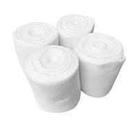 QWUUYEC Enveloppements de Jambe équin - Support et Protection à Haute élasticité avec matériau en Toison Durable pour l'entraînement équestre et la compétition 4 Rouleaux Pack