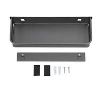 QWUUYEC Étagères Murales Flottantes, Rangement Mural Multi Usage en Acier Inoxydable, Grande Capacité, sans Perçage - Installation Adhésive Solide, Résistant à l'eau, Idéal pour Cuisine, (30 cm)