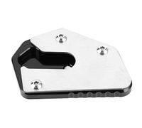 QWUUYEC Extension de Béquille Moto, Repose Pied Latéral en Alliage d'Aluminium et Acier Inoxydable, Compatible DL 650 2012-2019 - Surface de Support Agrandie, Stable sur Sol Mou,