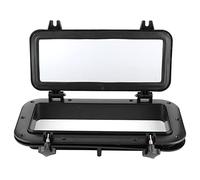 QWUUYEC Hublot rectangulaire en verre trempé de 4 mm, 400 x 200 mm, résistant aux UV, pour bateau, yacht, construction durable, installation facile, joint étanche pour une utilisation marine