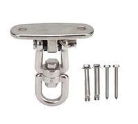 QWUUYEC Kit de Suspension Hamac Acier Inoxydable 304, Crochet Pivotant 360 Degrés, Résistant et Antirouille - Capacité Lourde, Usages Intérieur et Extérieur, Convient pour Chaise