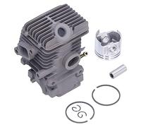 QWUUYEC Kit Piston Cylindre 37mm pour Tronçonneuse, Accessoire Remplacement pour MS192, Durable et Précis - Haute Résistance, Compatible, Installation Facile