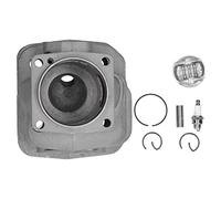 QWUUYEC Kit Piston et Cylindre 54mm, Accessoires Tronçonneuse, Remplacement Compatible - Alliage Aluminium Haute Silicium, Résistance Thermique Optimale, Installation Facile