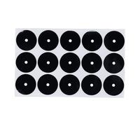 QWUUYEC Marqueurs de Table de Billard 15PCS, Points Autocollants en Papier 35mm, Indicateurs de Position de Boules pour Entraînement au Billard - Précision Optimale, Design Ultra Fin,