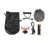 QWUUYEC Microphone Vidéo Cardioïde Portable, Micro Externe pour Caméras, Tablettes, Ordinateurs, Réduction de Bruit - Plug and Play, Compatible DSLR, Smartphones et Caméscopes