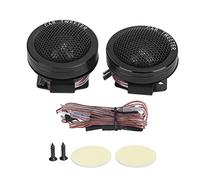 QWUUYEC Mini Tweeter Voiture 150W 4Ω, Haut - Parleur Dôme, Son Haute Résolution, Bleu - Puissance Élevée, Réponse Fréquence Plate, Installation Facile Universelle (Noire)