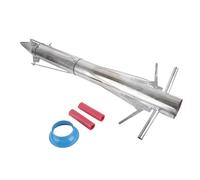 QWUUYEC Plantoir semis Double Poignée en Acier Inoxydable, Outil Manuel de Transplantation - Durable, Antirouille, Gain de Temps et Protection du Dos pour Semis et Petites Plantes