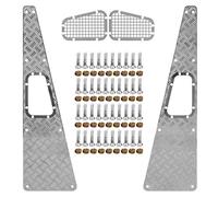 QWUUYEC Plaque de Protection en métal pour RC - Accessoire léger et Durable pour Traxxas TRX4 1/10, Facile à Installer + améliore l'apparence + pour passionnés de modélisme
