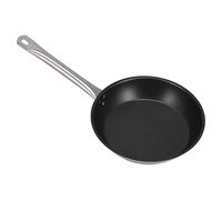 QWUUYEC Poêle Inox 304, Poêle à Frire Antiadhésive 260x50mm, Professionnelle et Résistante à la Chaleur - Chauffe Rapide, Durable, Pour Cuisine Domestique et Restaurant (280 * 50mm)