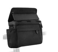 QWUUYEC Sacoche Étanche pour Vélo avec Support Téléphone VTT, Pochette Portable avec Fenêtre Tactile - Rangement Spacieux, Protection Imperméable, Pratique pour Cyclistes et Motards (assembleur)
