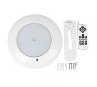 QWUUYEC Spot Bassin LED 12V 35W PC RGB Changeant Couleur IP68 Étanche - Projecteur Submersible Piscine avec Télécommande, Installation Murale Facile