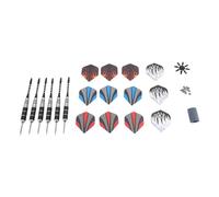 QWUUYEC Steel Tip Darts Set, Fléchettes en Acier Inoxydable et Alliage d'Aluminium, 260g - Précision et Contrôle, Poignée Antidérapante, pour Loisirs et Compétition