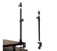QWUUYEC Support de Bureau Réglable avec Pince Détachable, Hauteur 62-94cm, Rotation 360 Degrés, Montage Universel 1/4 Pouce - Polyvalent et Léger, Idéal pour Selfies, Lumière de