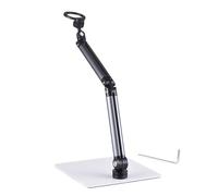 QWUUYEC Support de Téléphone de Bureau Magnétique 360° Rotatif, Bras Flexible, Base Large - Stabilité Optimale, Aimants N52 Puissants, Idéal Streaming et Visioconférence