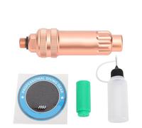 QWUUYEC Système de Filtration pour Bouteille de Plongée, Humidificateur Portable Submersible en Laiton Noir - Haute Efficacité, Régulation Automatique de l'Humidité, Confort Respiratoire (Ou Rose)