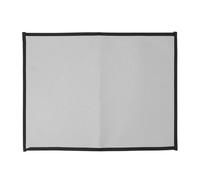 QWUUYEC Tapis Ignifuge Carré, Tissu Fibre de Verre Résistant à la Chaleur, 105x60cm, Gris - Protection Antifeu, Résistance 800°C, Idéal pour Barbecue et Camping (S Size)