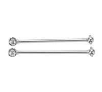 QWUUYEC Universal Drive Shaft en Acier Inoxydable - Matériaux de Qualité Supérieure, Remplacement Idéal pour Améliorer la Performance des Voitures RC WLtoys