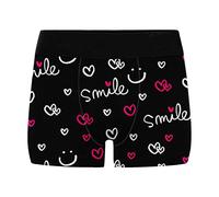 QWUVEDS Boxer pour homme - Boxer pour homme - Pour la Saint-Valentin - Imprimé - Taille moyenne - Taille haute - Sous-vêtements physiologiques - Bikini, Noir , M