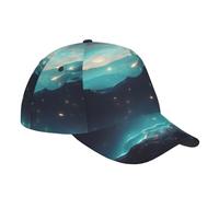 Qwvbn Casquette de baseball tendance avec étoiles de science-fiction, design réglable, convient pour la course à pied, l'exercice et les sports de plein air, noir