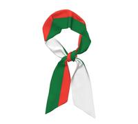 QWVBN Écharpe longue en soie imprimée drapeau de Madagascar avec finition satinée douce, convient pour accessoiriser les vêtements, les couvre-chefs ou comme écharpe.