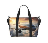 Qwvbn Les avions sont en plein essor, sac à main à bandoulière, sac de voyage confortable, léger et imperméable, adapté pour les voyages et une utilisation quotidienne.