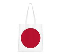 Qwvbn Les sacs fourre-tout en toile avec drapeau japonais sont réutilisables et adaptés pour le shopping, l'école, le travail, etc.
