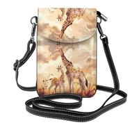 Qwvbn Sac à bandoulière en cuir à rabat pour mère et enfant, doux et imperméable, peut être utilisé comme portefeuille, avec une bandoulière amovible.