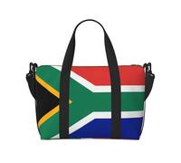 Qwvbn Sac à main à bandoulière avec imprimé drapeau de l'Afrique du Sud, confortable, léger et imperméable, adapté pour les voyages et une utilisation quotidienne.