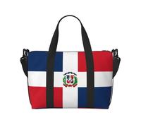 Qwvbn Sac à main à bandoulière imprimé République dominicaine, confortable, léger et imperméable, adapté pour les voyages et une utilisation quotidienne.