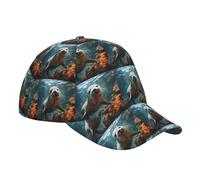 Qwvbn Seal Pup Casquette de baseball réglable pour course à pied, exercice et sports de plein air Noir