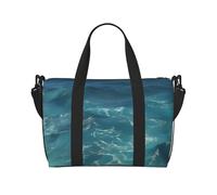 Qwvbn The Deep Ocean Prints Sac à main à bandoulière confortable, léger et imperméable, adapté pour les voyages et une utilisation quotidienne.