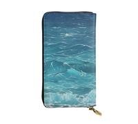 Qwvbn The Deep Sea Prints Portefeuille long en cuir pour ranger les chèques et les téléphones portables, convient aussi bien aux hommes qu'aux femmes.