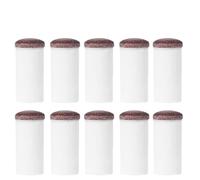 QWWQYDY Billard 15/20pcs 11mm/ 13.0mm Slip-on Pool Cue Tips Plastic Snooker Cue Ferrule Billiard Accessories for Billiards Fans Entertainment(11MM 20PCS)