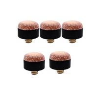 QWWQYDY Billard 15/20Pcs Screw in Cue Tips Snooker Pool Billards Tip Head Replacement Parts Economic Pool Table Club Snooker Cue Accessories(15pcs,12mm)