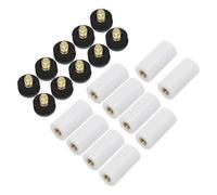 QWWQYDY Billard 20 Sets of Billiard Cue Tips, Pool Cue Tip Accessories, 12 White Screw-on Cue Tips, Billiards Sports Accessories