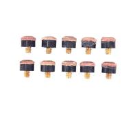 QWWQYDY Billard 20PCs Screw on Cue Tips for Billiard Pool Cue Stick and Snooker Cue Parts(12mm)