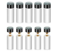 QWWQYDY Billard 5/10 Sets of Billiard Cues Tips Replacement with Pool Cue Stick Ferrules Billiard Cues Tips Screw on Pool Cue Tips Pool Cue Tips(10Sets)