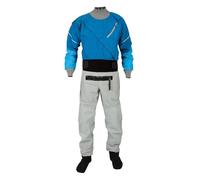 QWWQYDY Kayak Dry Suit Combinaison étanche de kayak for homme, joint en latex au niveau du cou et des poignets, entièrement étanche, for le surf(Blue,XL)