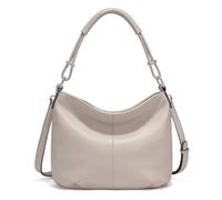 QWWQYDY Sac Fourre Tout Femme Sac à bandoulière en cuir souple for femme(Light Grey)
