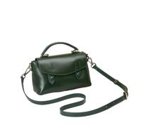 QWWQYDY Sac Homme Bandouliere Oilwax - sac messager en cuir véritable for femmes, à main Vintage de vache, petit fourre-tout ou bandoulière for dames(Green)