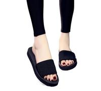 QWWQYDY Sandalette Femme Pantoufles d'extérieur légères for femmes, chaussures Cool, tongs plates roses antidérapantes, sandales de base for la maison, Zapatillas(Color-C,40-(suit for 39))