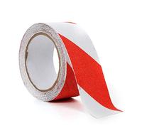 QWWQYDY Tapis Escalier Antidérapant Ruban antidérapant for l'extérieur, adhésif puissant for personnes âgées, for la sécurité des escaliers et sols(Red white)