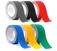 QWWQYDY Tapis Escalier Antidérapant Ruban antidérapant for l'extérieur, adhésif puissant for personnes âgées, for la sécurité des escaliers et sols(Red)