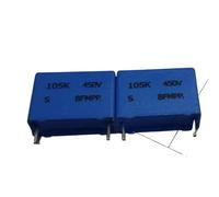 QWZBEIRUK 10pcs/Lot 1.0uf/450v 1uf 105 Copper Foot Film Capacitor P15MM