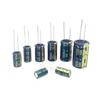 QWZBEIRUK High Frequency Low Aluminum Capacitor 35V1500UF 5PCS