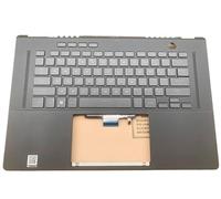 QWZOZST pour ASUS pour ROG pour Zephyrus GA503Q GU603 Repose-Poignet Housse de Clavier rétroéclairée colorée(Gray Monochromatic b)