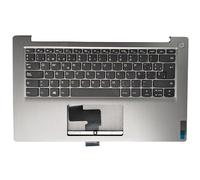 QWZOZST Clavier d'ordinateur Portable Russe/américain/Espagnol pour Le Couvercle supérieur du Repose-Poignets pour Lenovo IdeaPad 3-14 3-14ADA05 3-14ARE05 14IML05 14IIL05 14ITL05(Silver Spanish)