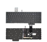 QWZOZST Clavier rétroéclairé pour Ordinateur Portable Lenovo Legion 5 pour Gaming 3-15IMH05 15ARH05 15ACH6H GY530 GY550 GY570 (RU SP US BR)(US Blue Word Light)